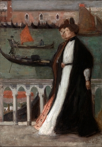 Along the Riva by Eugène Vail [1857–1934]